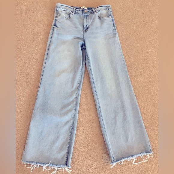 Kensie Denim - Kensie vintage luxe Kaya high rise wide leg jeans. Size 12/31 (stretchy)